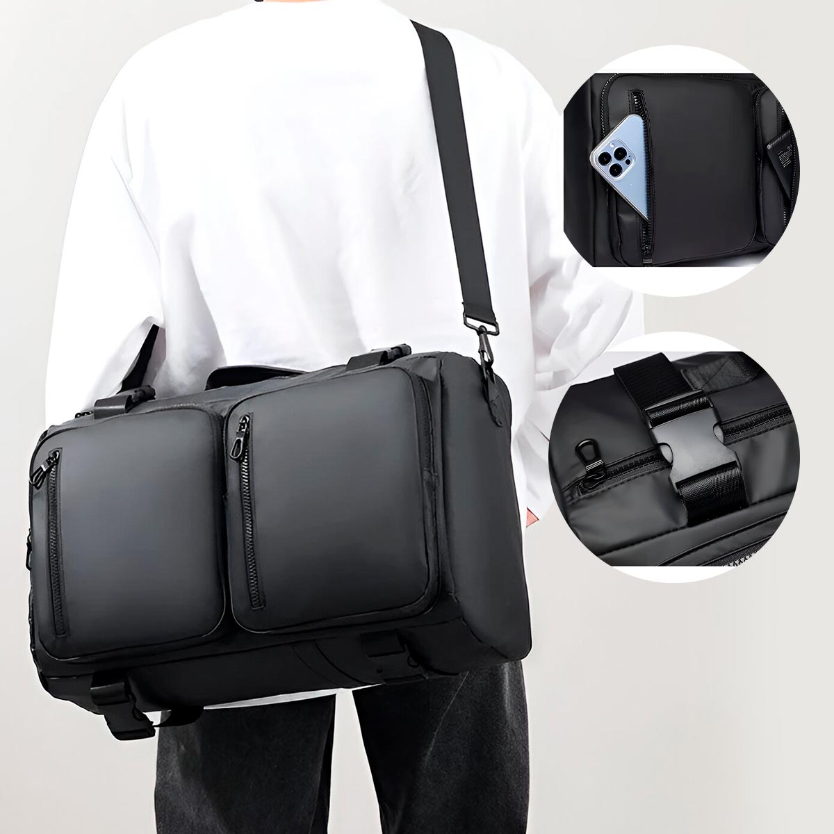 Miniatura 6 de Morral 3 en 1 Impermeable 2003-69